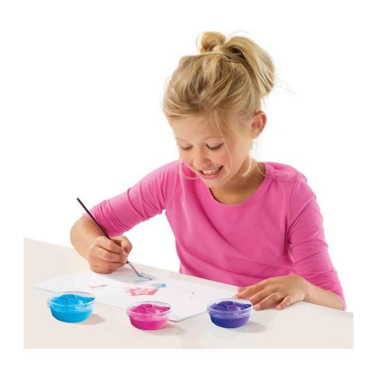 SES Creative Gouache trendy (6x45ml) - SES CREATIVE - Couleurs vives et opaques, 6 super couleurs.