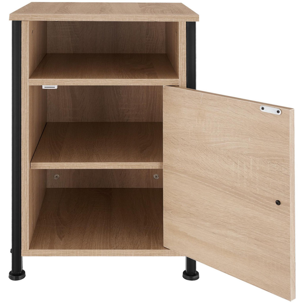 tectake Table de chevet Style industriel 40 x 42 x 605 cm