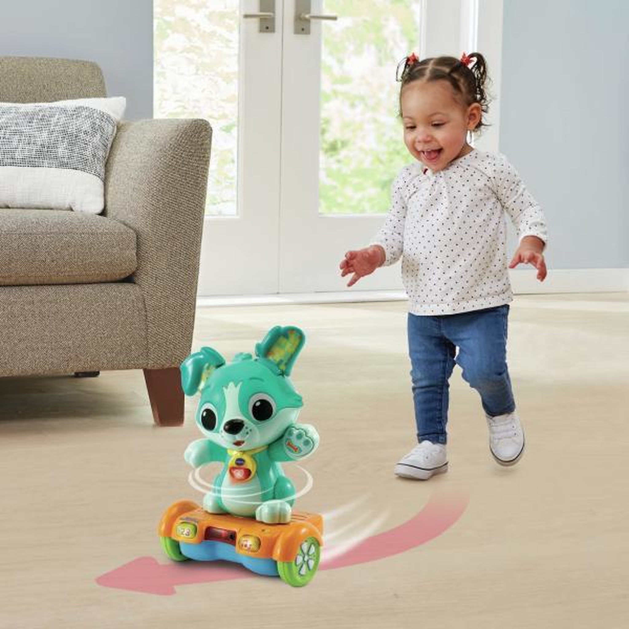 Voir la diapositive 5 : VTECH BABY VTECH BABY - Titou, Mon Toutou Hoverboard - Chien Malicieux a 3 Roues - Piles Fournies - 12 a 36 mois