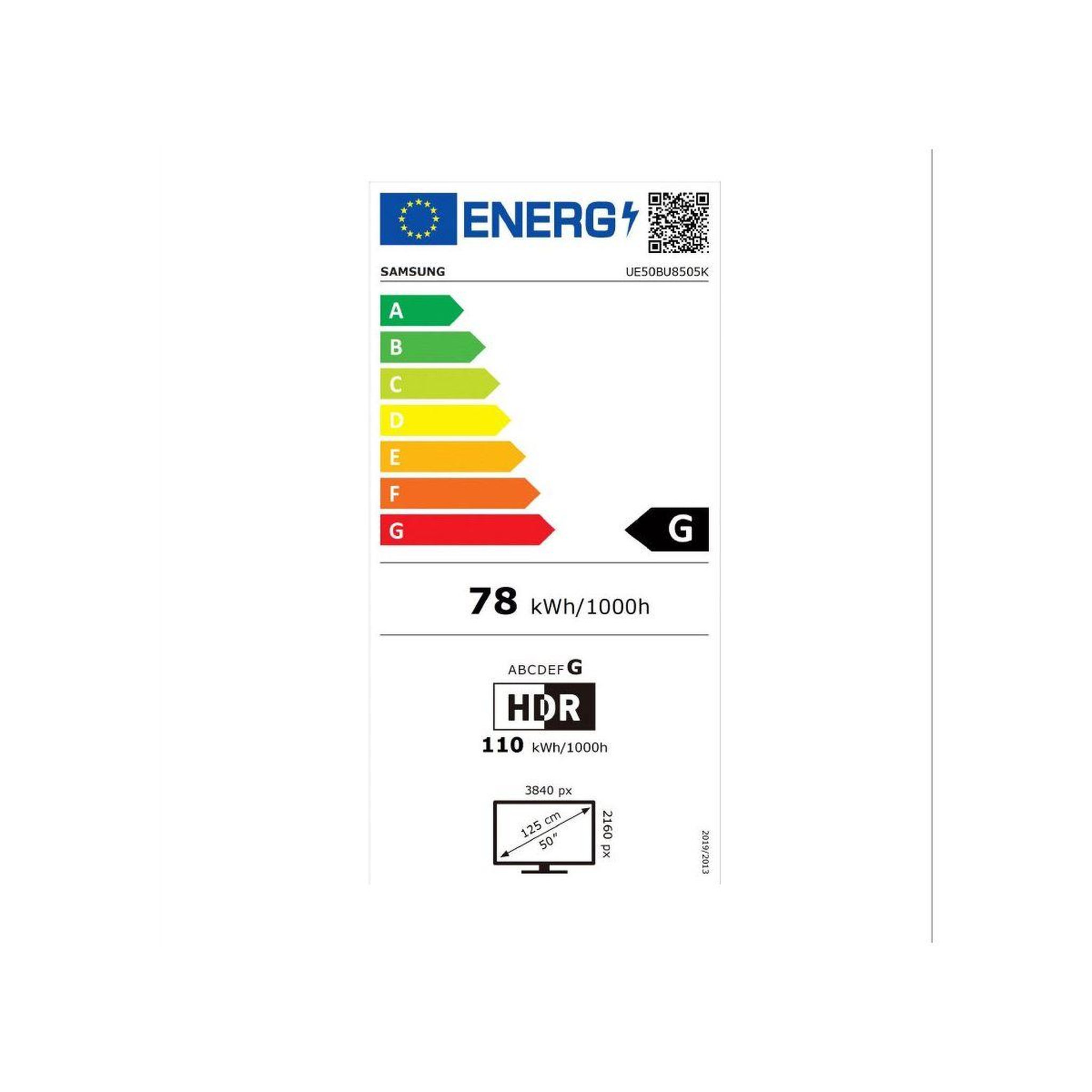 Voir la diapositive 3 : Samsung TV LED UE50BU8505