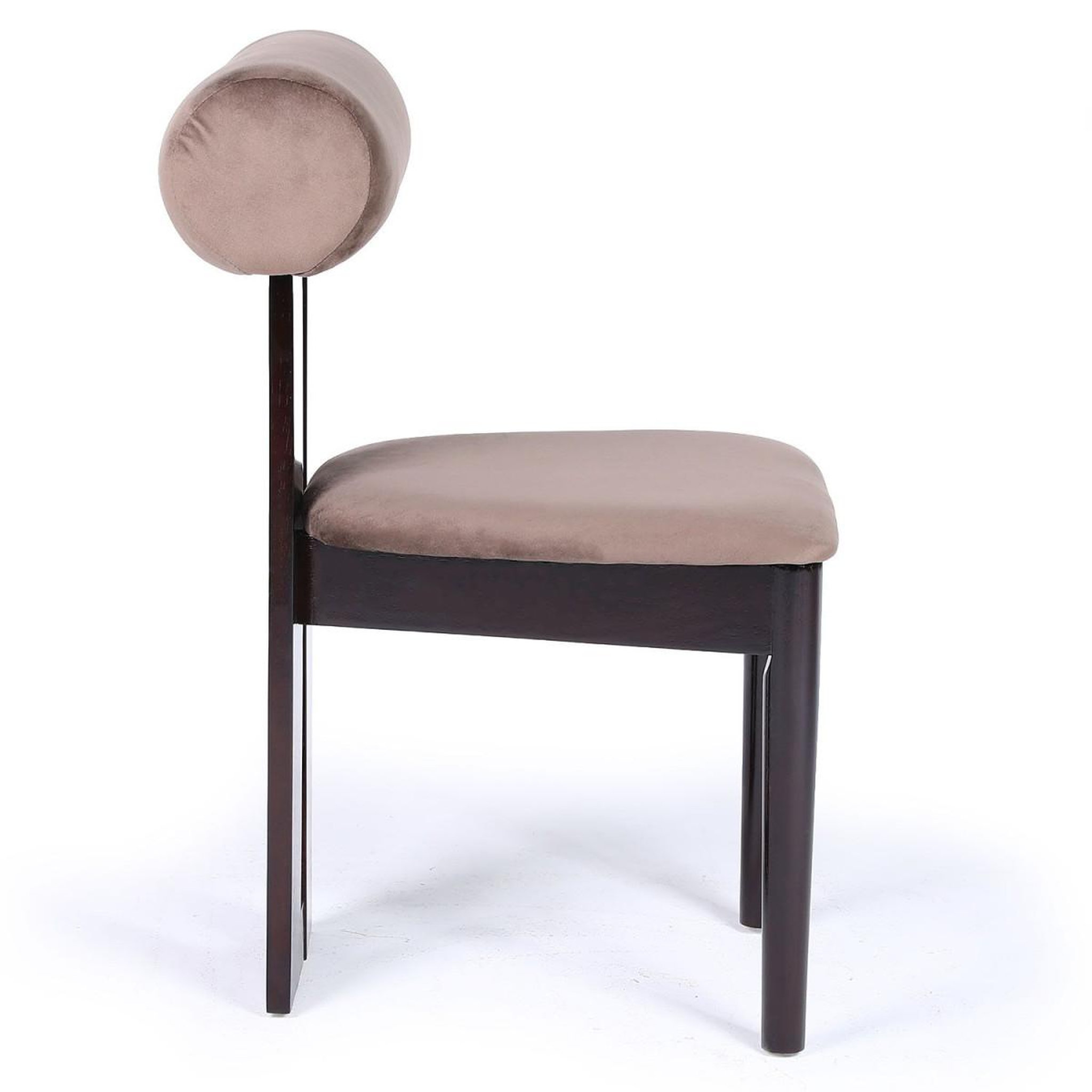 Voir la diapositive 3 : Paris Prix Chaise design en velours  jasper  79cm marron