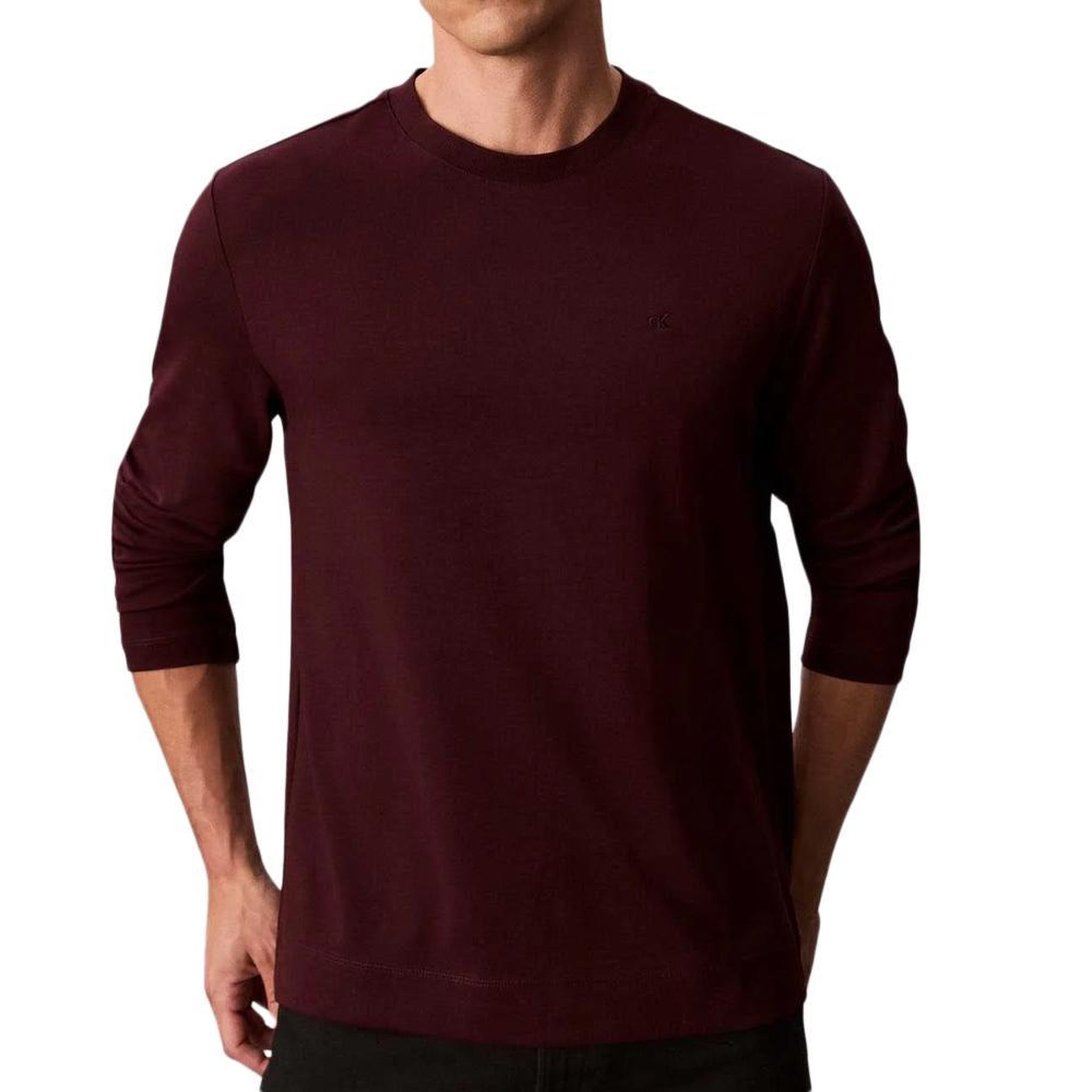 CALVIN KLEIN JEANS T-shirt Manches longues Marron Homme Calvin Klein Jeans Luxe. Coloris disponibles : Marron