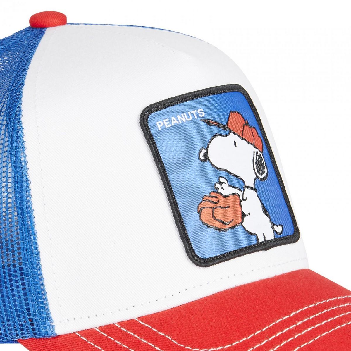 CAPSLAB Casquette trucker fermeture snapback Peanuts Capslab