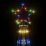 VIDAXL Sapin de Noël avec piquet 732 LED Colorees 500 cm