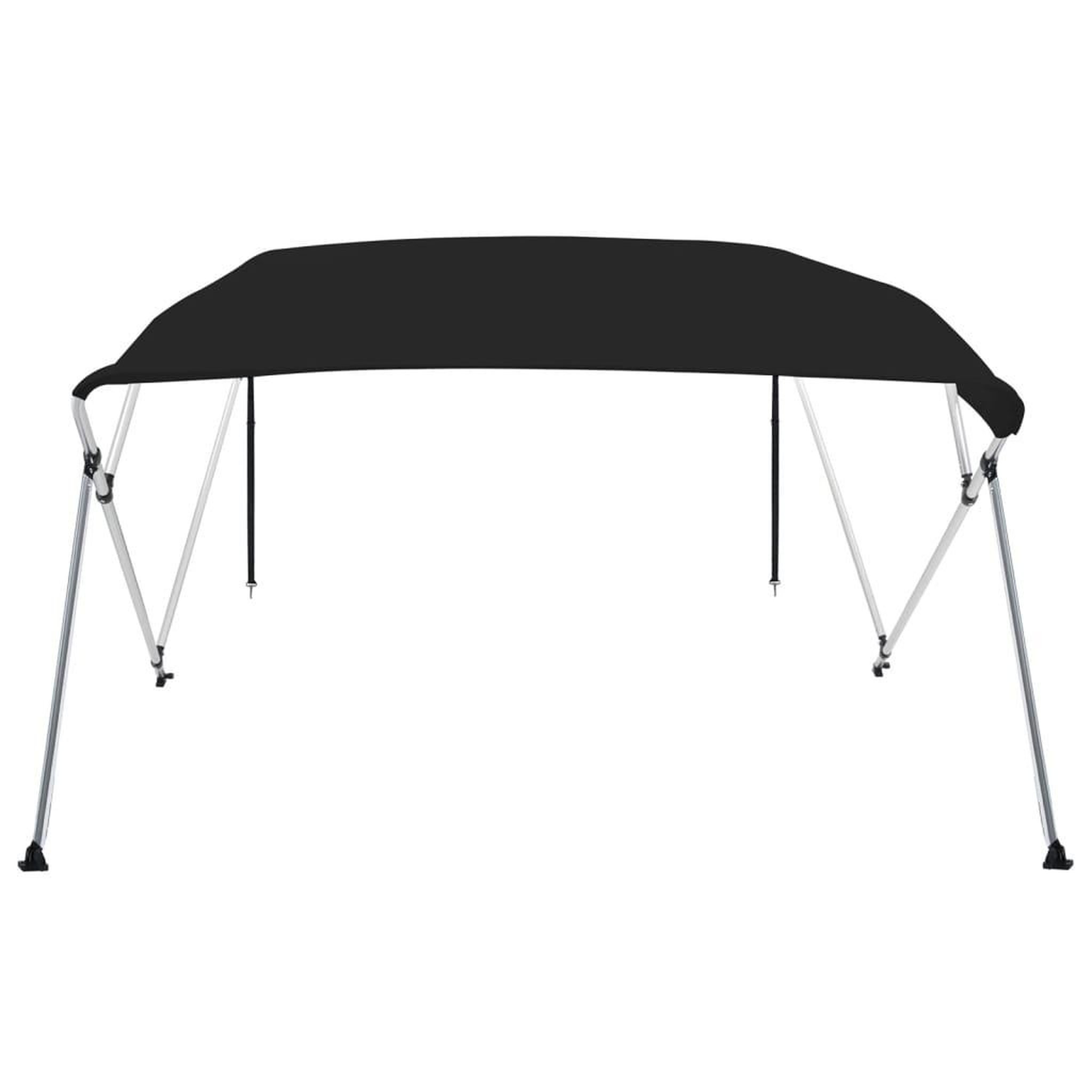 Voir la diapositive 3 : VIDAXL Auvent bimini a 4 arceaux noir 243x180x137 cm