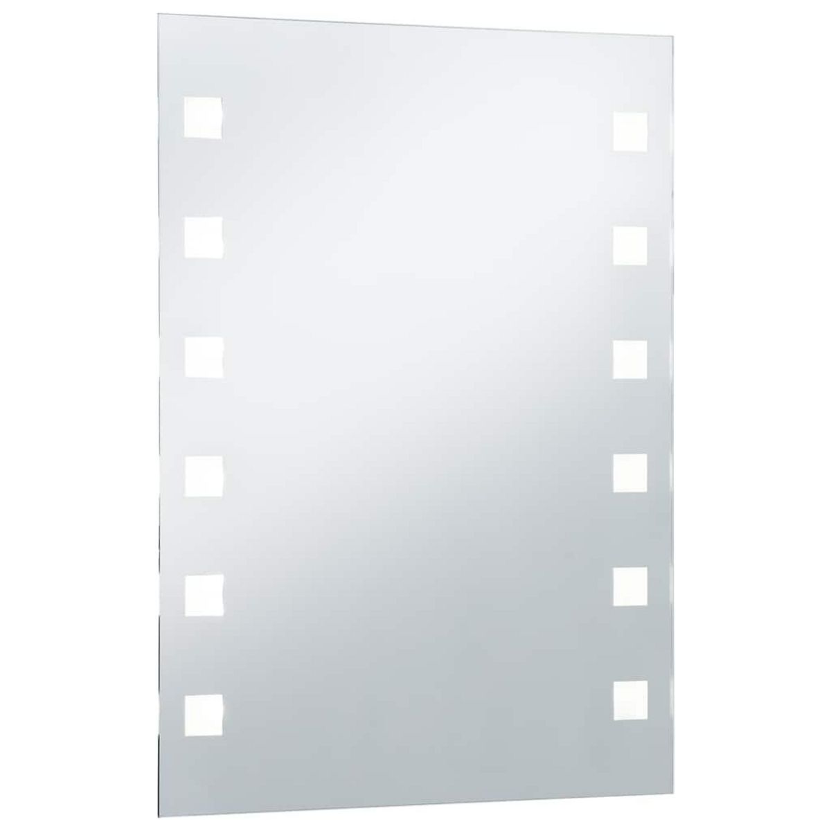 VIDAXL Miroir mural a LED pour salle de bains 60x80 cm