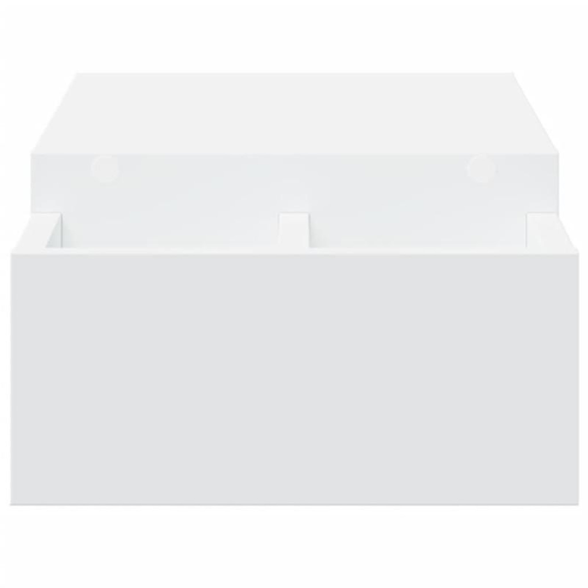 Voir la diapositive 5 : VIDAXL Support de moniteur avec rangement blanc bois d ingénierie