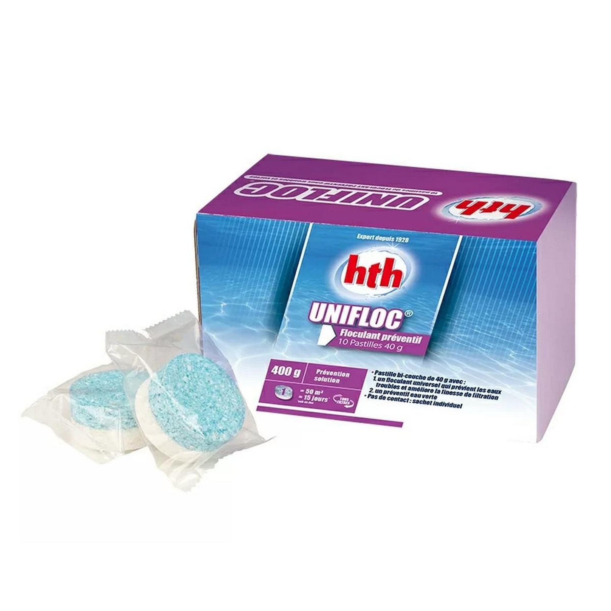 HTH Floculant universel pastilles 40g - S900894H1