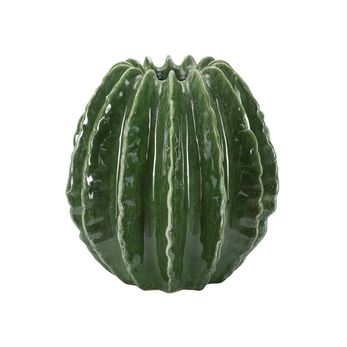 Paris Prix Vase Déco en Céramique  Cactus  24cm Vert