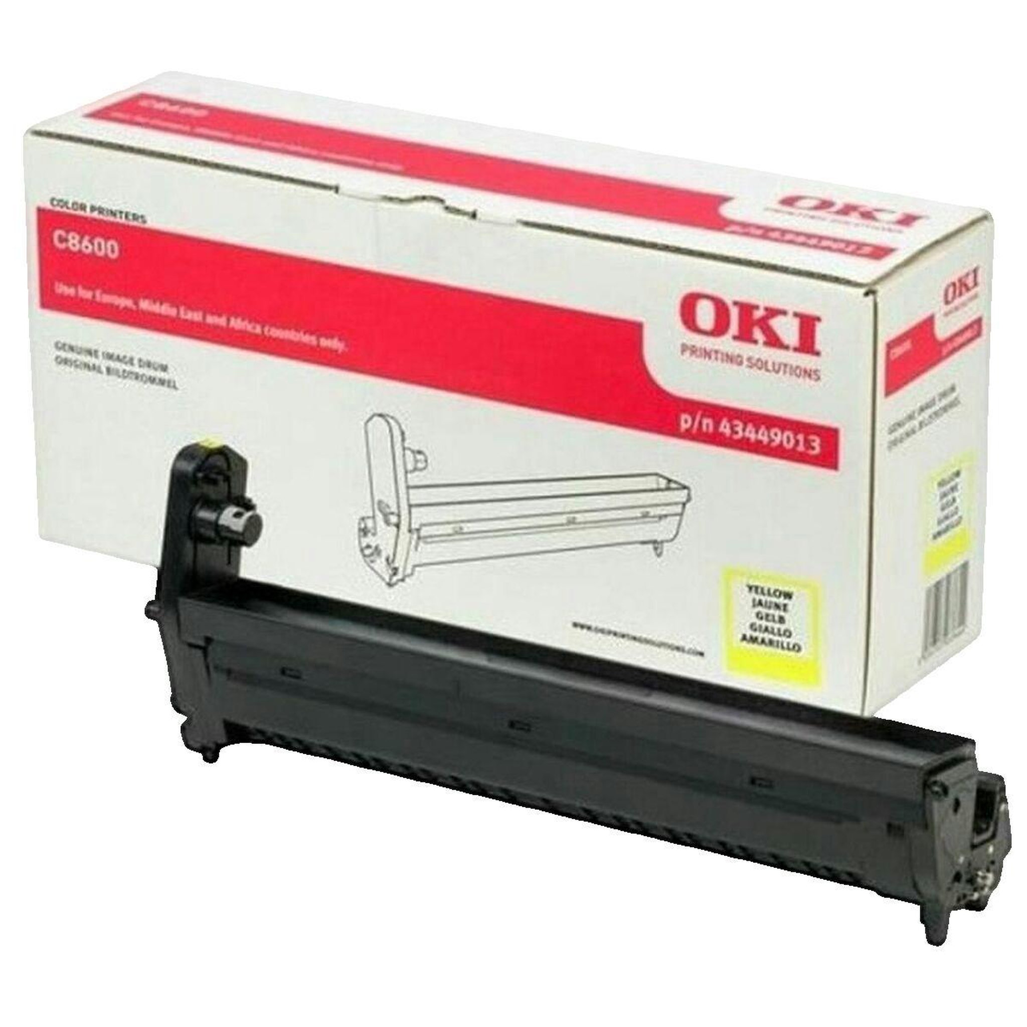 Oki Tambour Oki 44844469 Jaune