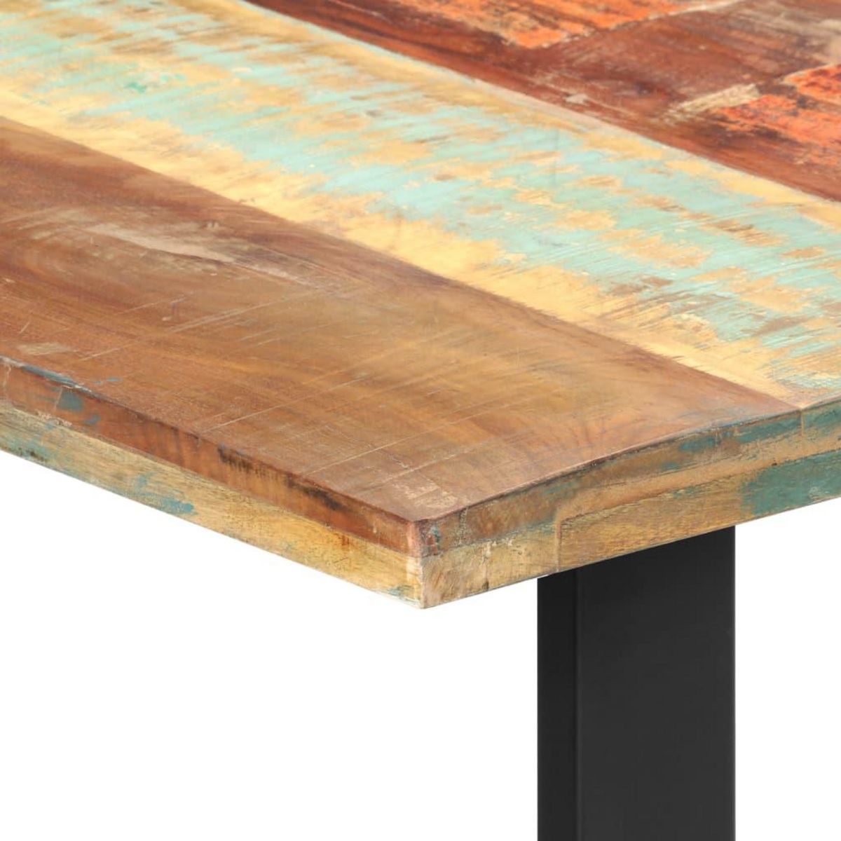 VIDAXL Table a manger 180x90x76 cm Bois de recuperation massif
