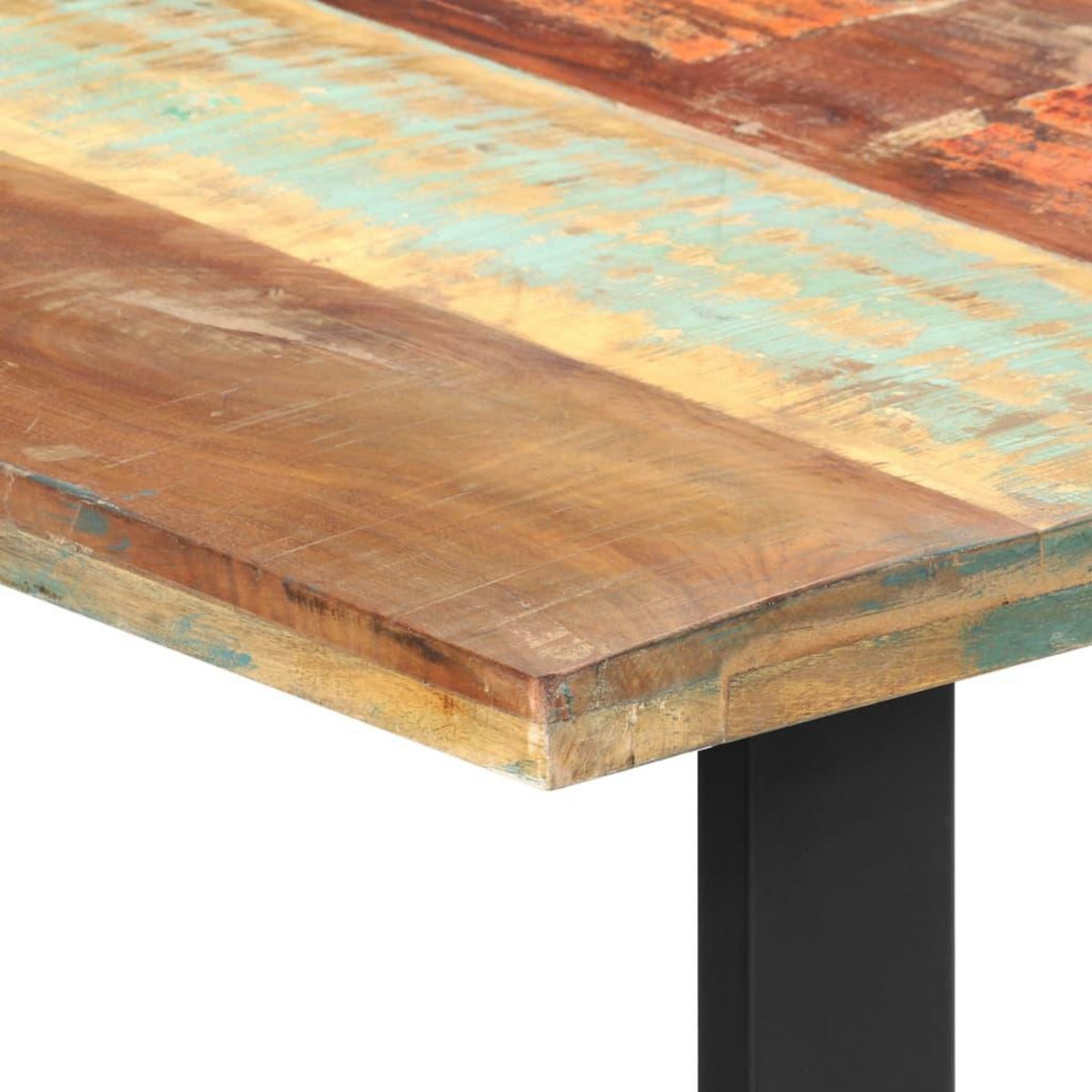 VIDAXL Table a manger 180x90x76 cm Bois de recuperation massif