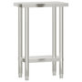 Voir la diapositive 2 : VIDAXL Table de travail de cuisine 55x30x85 cm acier inoxydable
