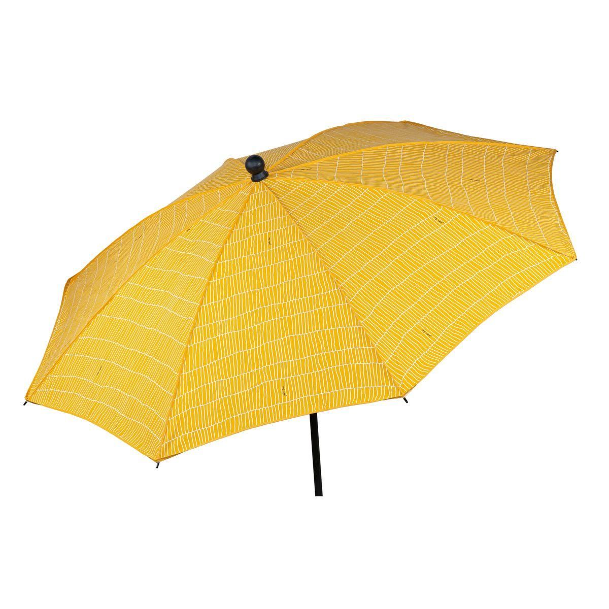 Jardin Privé Parasol rond smart 240cm curcuma SUEDE