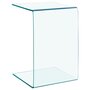 Voir la diapositive 5 : VIDAXL Table d'appoint 40x40x60 cm Verre trempe