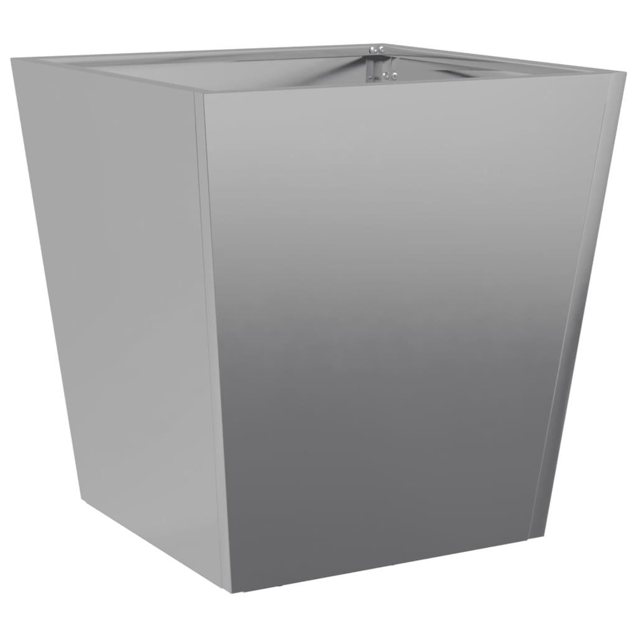 Voir la diapositive 5 : VIDAXL Jardinieres 2 pcs 40x40x40 cm acier galvanise