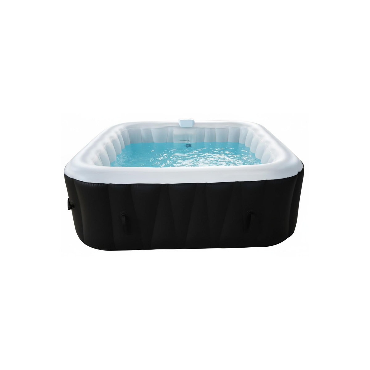 Ospazia Spa gonflable 4 places carré - Ospazia - Dimensions : 155 x 155 cm - Filtre et bâche inclus