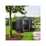 Voir la diapositive 2 : Habitat et Jardin Abri de jardin métal  Vegas  - 2,7 m² - Gris