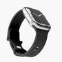 Voir la diapositive 2 : VONMAHLEN VonMählen Watchstrap for Apple Silicone Loop Case 2 Band One black Schwarz (AWS00006)