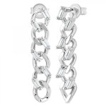 SC CRYSTAL Boucles d'oreilles par SC Crystal ornées de Zirconium