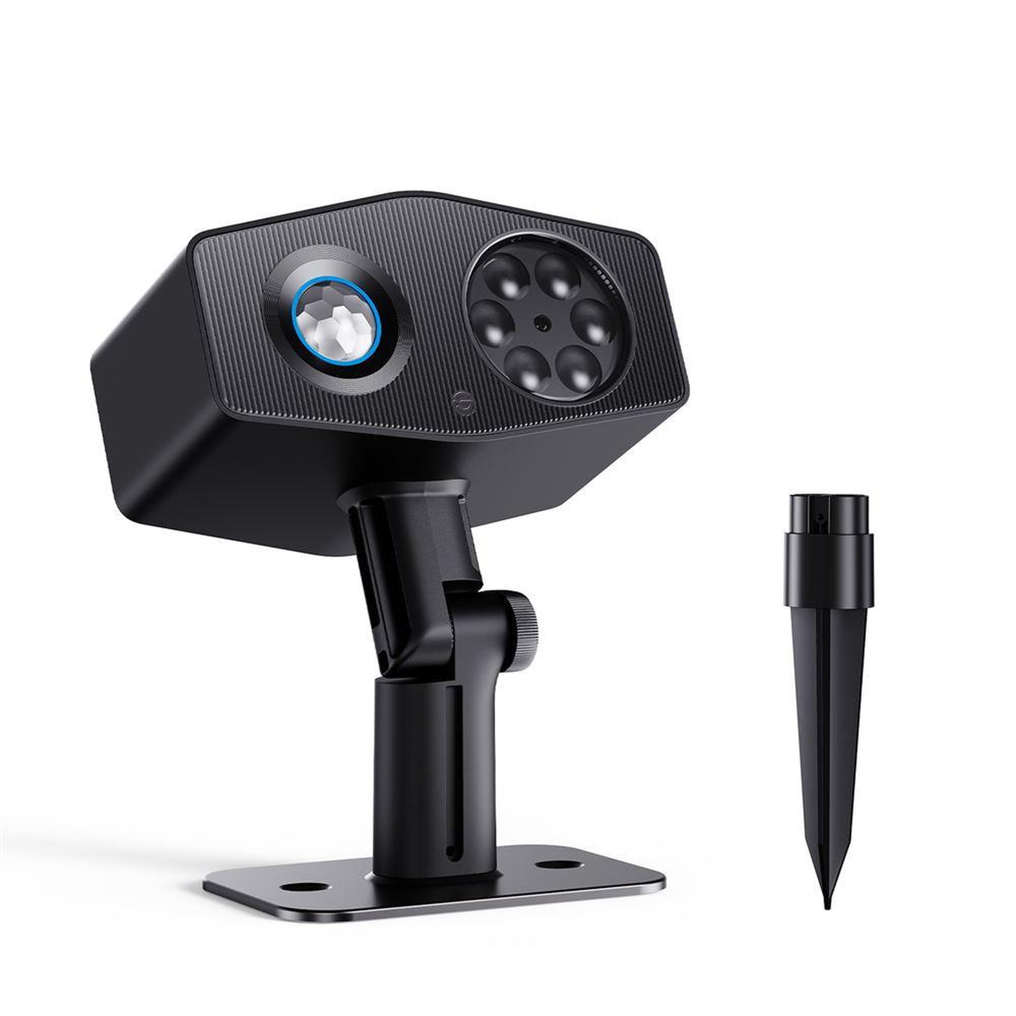 GOVEE Projecteur d'éclairage led d'extérieur wi‑fi/bluetooth 12 v ip67, 20 disques à thèmes, noir, commande app et compatibilité matter