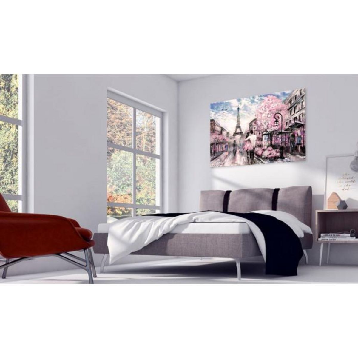 Paris Prix Tableau Imprimé  Paris en Rose