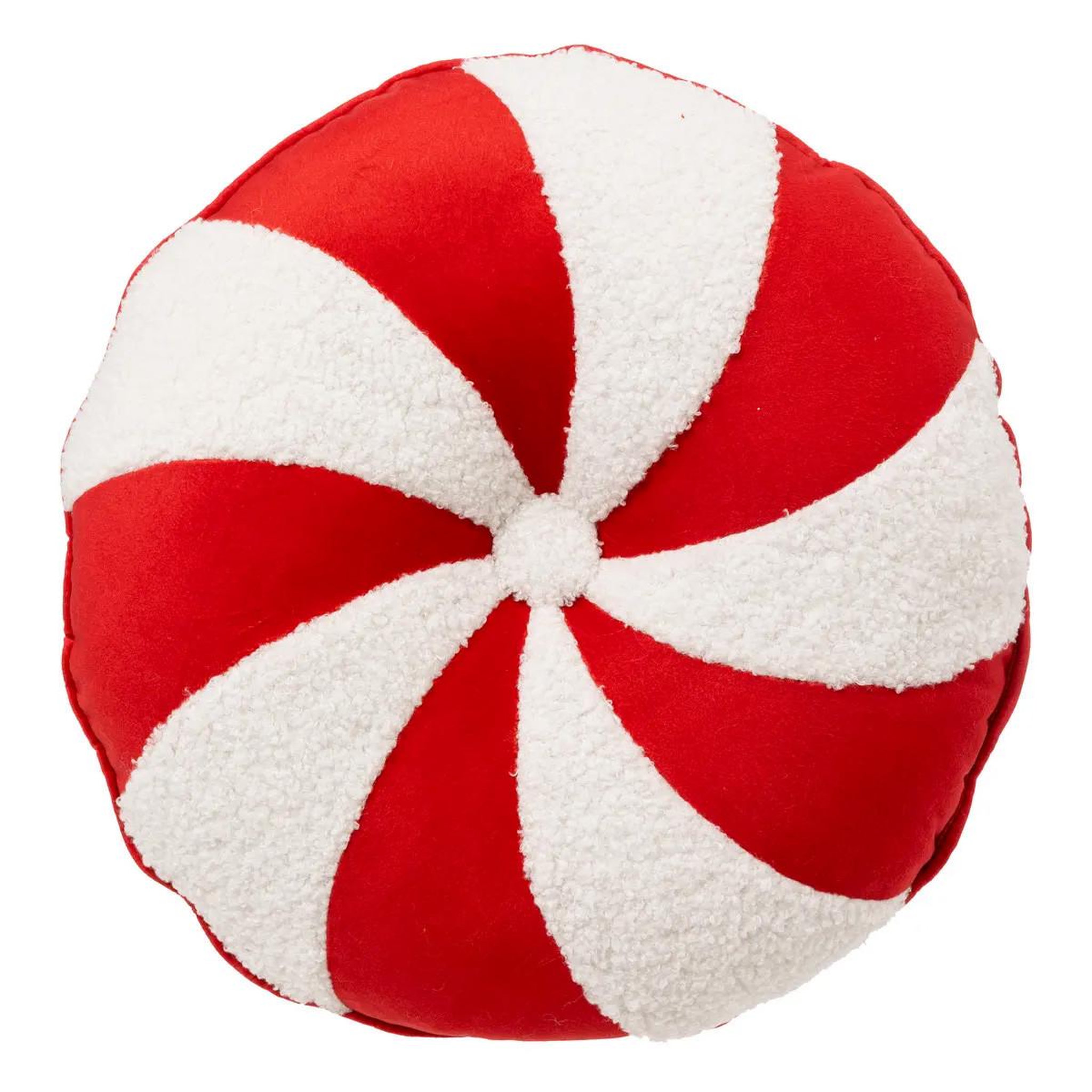 ATMOSPHERA Coussin déco rond  bonbon  40cm rouge