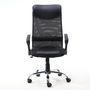 Voir la diapositive 3 : VS VENTA-STOCK Chaise de Bureau Campus relevable et Fauteuil inclinable en Simili Cuir Noir