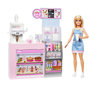 Voir la diapositive 1 : MATTEL Coffret Pause Café Barbie avec poupée barista et accessoires
