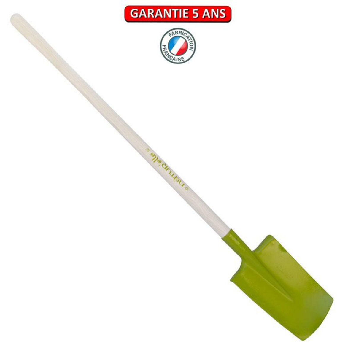 OUTILS PERRIN Bêche standard manche pomme 105cm- Bêche 28cm -Kiwi