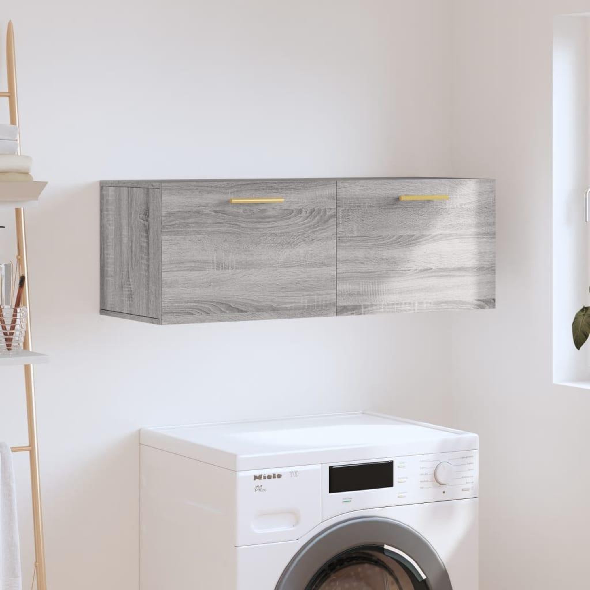 VIDAXL Armoire murale sonoma gris 100x36,5x35 cm bois d'ingenierie