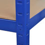 Voir la diapositive 4 : VIDAXL Etagere de rangement 2 pcs Bleu