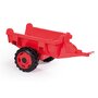 SMOBY Tracteur stronger gris/rouge XXL et sa remorque