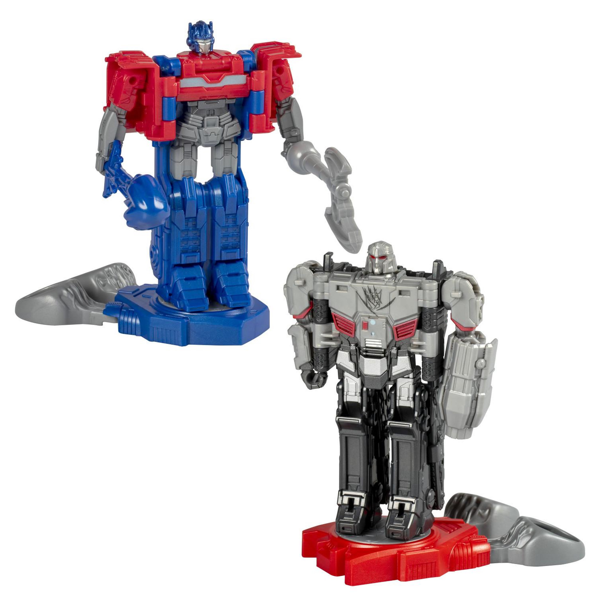 Voir la diapositive 2 : TRANSFORMERS Pack de 2 figurines Transformers One Robot Battlers Optimus Prime et Megatron