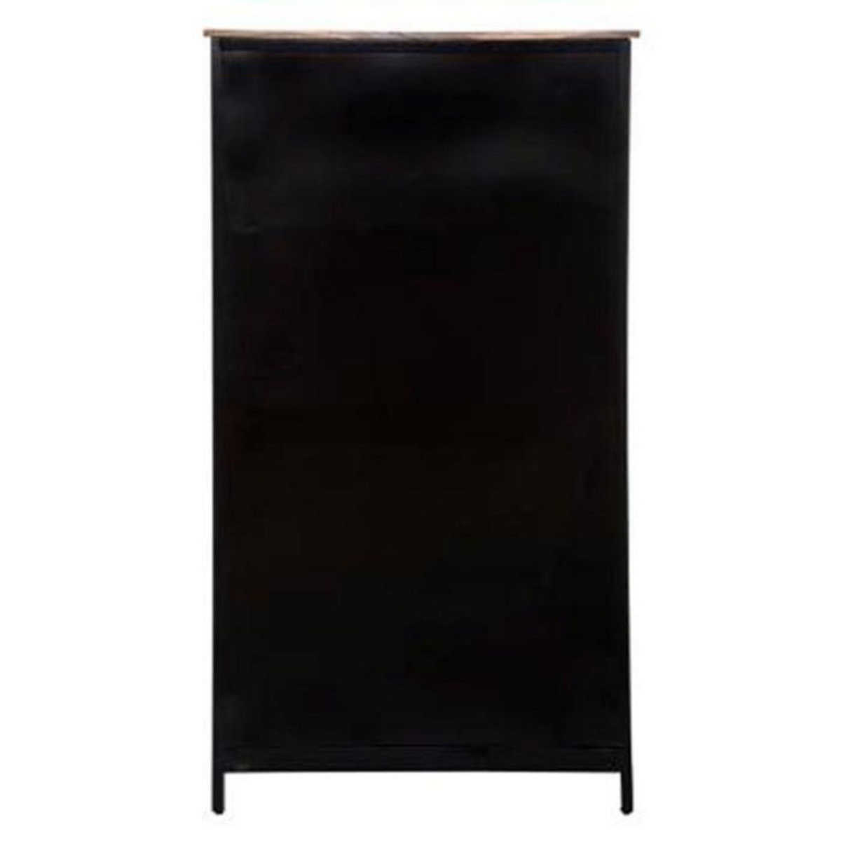 ATMOSPHERA Vitrine 2 Portes Design  Tibo  160cm Noir