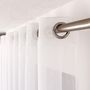 Voir la diapositive 3 : TOILINUX Voilage grande hauteur SABLE - 140 x 280 cm - Blanc