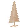 Voir la diapositive 5 : VIDAXL Arbre de Noël en bois pour decoration 150 cm bois massif de pin