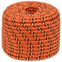 Voir la diapositive 2 : VIDAXL Corde de bateau Orange 14 mm 100 m Polypropylene
