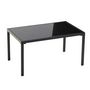 Voir la diapositive 5 : GARDENSTAR Salon bas de jardin - 4 places - Acier - Noir