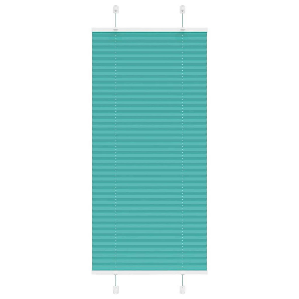 VIDAXL Store plisse vert petrole 55x150 cm largeur du tissu 54,4 cm