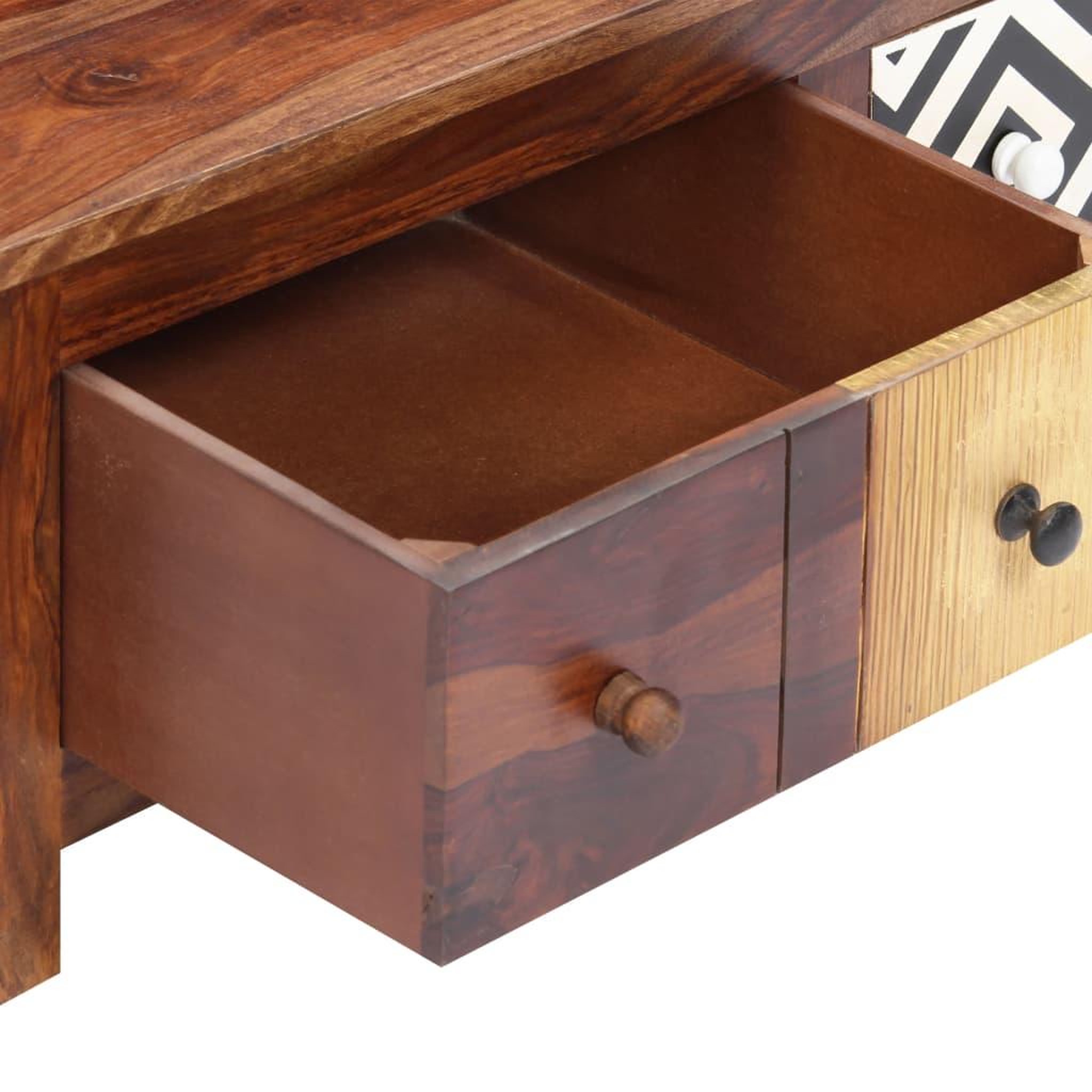 Voir la diapositive 4 : VIDAXL Table basse 90x50x30 cm Bois massif