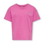 Only T-shirt  Fille Only Maiken Life. Coloris disponibles : Rose