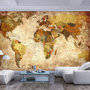 Voir la diapositive 1 : Paris Prix Papier Peint  Old World Map