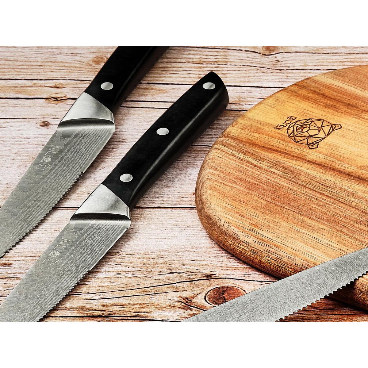 BJORN Couteaux à steak ERLING - 6 pièces