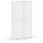 Voir la diapositive 1 : Demeyere Armoire de chambre - REVERSO - Blanc mat - 2 portes - 88,3 x 50 x 180,9 cm