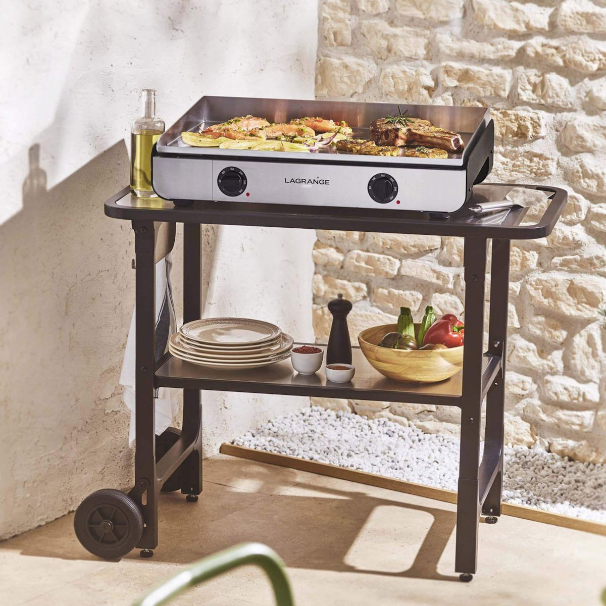 LAGRANGE Chariot Plancha Plancha Pro