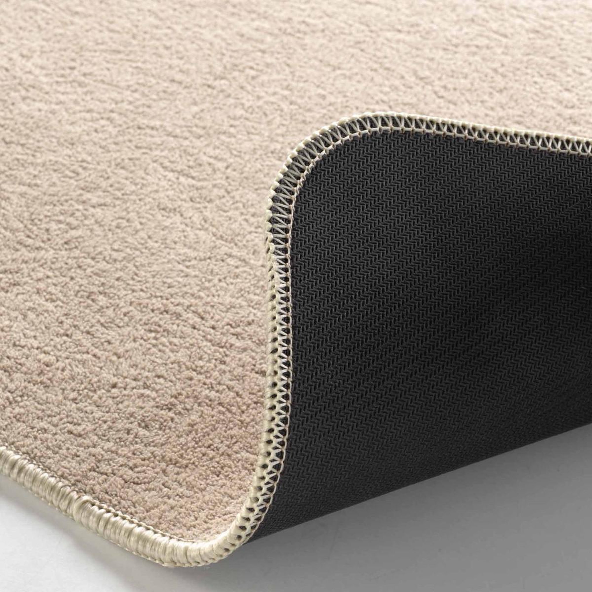 Voir la diapositive 2 : Douceur d'Intérieur Tapis tissé velours  carpetuni  45x75cm naturel