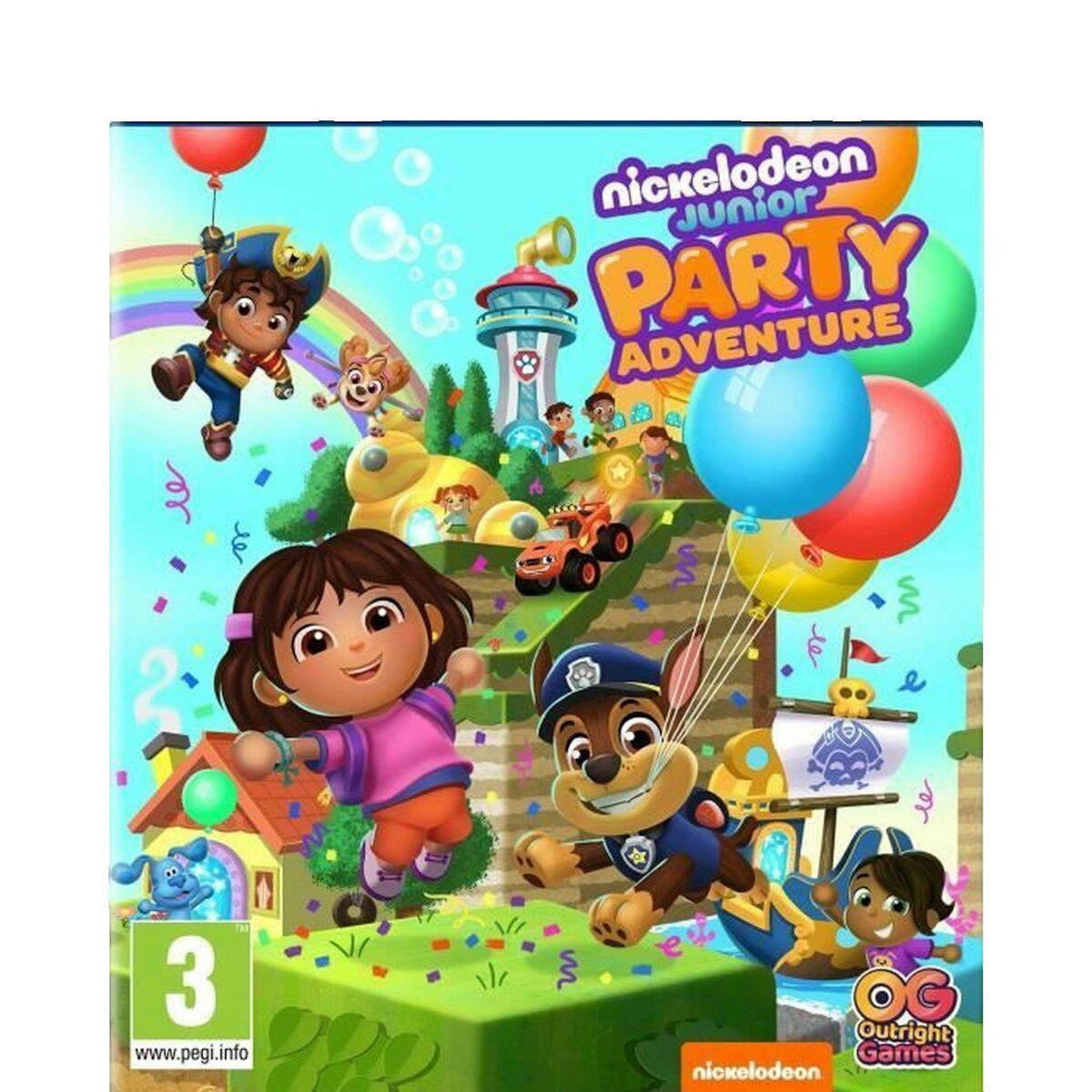 BANDAI NAMCO ENTERTAINMENT Jeu de puzzle-plateforme Bandai Namco Nickelodeon Junior Party Adventure multicolore