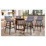 Voir la diapositive 8 : Lot de 4 tabourets chaises de bar assise velour pieds métal SIA