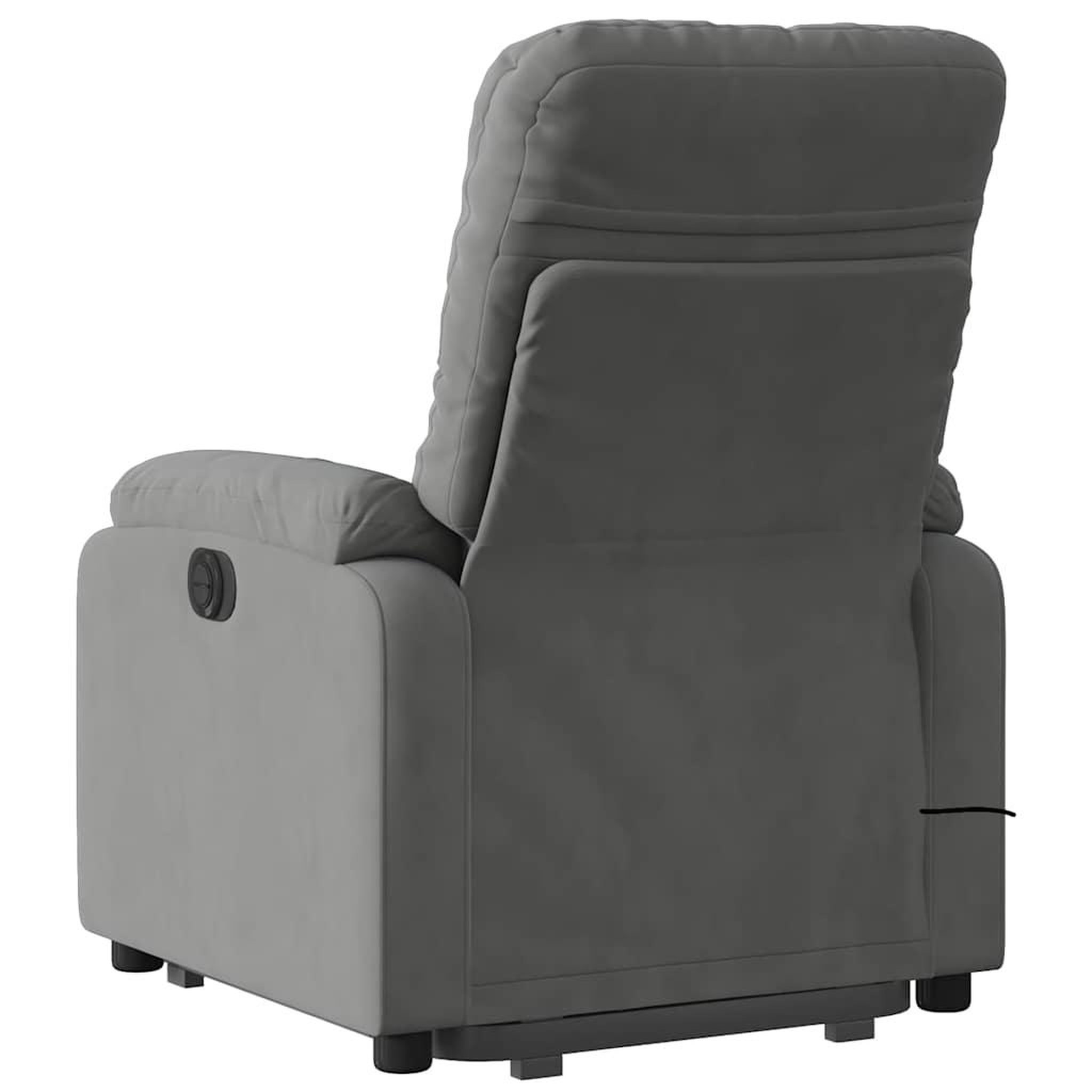 Voir la diapositive 5 : VIDAXL Fauteuil inclinable de massage electrique gris fonce